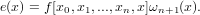 e(x) = f [x0,x1,...,xn,x]ωn+1(x).
