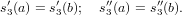 s′(a) = s′(b); s′′(a) = s′′(b).
 3     3      3      3
