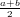 a+b-
 2