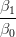 β1
β--
 0