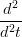  2
d--
d2t