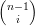 (n−1)
  i